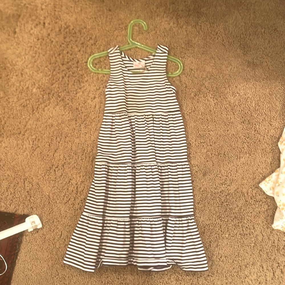 Girls striped dress kids